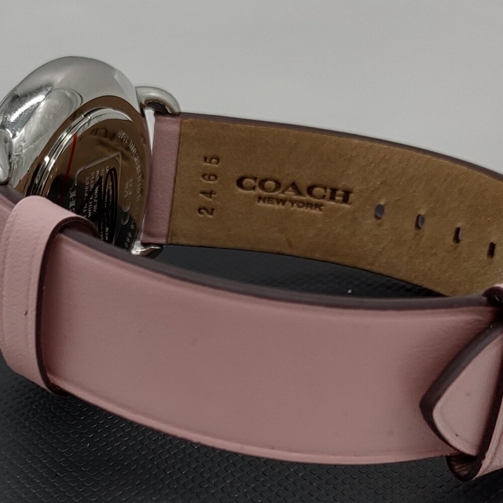 Coach Women's Elliot Blush Leather Strap Watch - Picture 3 of 7